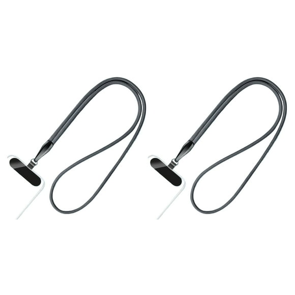 Methold 2 piezas de correa de teléfono ajustable con cubierta completa, cordón duradero para teléfono celular, 2 piezas/juego para mujeres, Teléfono y Comunicación Gris