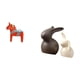 thumbnail image 5 of Adorno Coleccionable De Caballo De Dala Sueco, Figura De Caballo De Dalecarlian, Escultura Animal Y Conjunto De Estatua De Cerámica, Conejito De Porcelana, Decoraciones De Pascua Para, 5 of 8