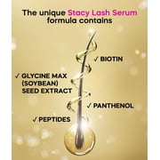 Stacy Lash Serum 5ml - Premium Supplies for Lashes Growth & Thickness / Enhancing Natural Eyelashes / Korean Beauty Products With Biotin / Self Care for Eyelash Health