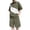 Army Green Set for Men, variant on Men's Suit Set With Pockets Drawstring Waist Ideal For Outdoor Sports And Weekend trips Suitable For Spring Fall Army Green M