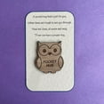 thumbnail image 2 of (Clearance) pdqouc A Little Pocket Hug | Wooden Heart Little HugToken Keepsake | a Hug Gift | I Love You Gifts | Cute Little Missing You Gifts from him or her Collectible Figurines Home Décor, 2 of 5