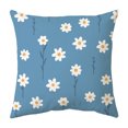 thumbnail image 5 of Juego de 4 cojines decorativos ((estilo flor)), 45 x 45 cm, con relleno y fundas de almohada, decoración de sofá, para dormitorio, salón, aptos para niños, 5 of 5