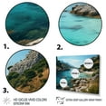 thumbnail image 3 of Designart "Greece Coastal " Landscapes Wall Art Living Room, 3 of 5