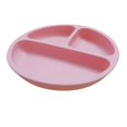 thumbnail image 1 of Kids Dish Meal Tray Children Silicone Food Plate Fruit Vegetable Baby Food Non-slip Tray  Blue, 1 of 10