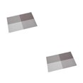 thumbnail image 2 of stanreset 1/2/3/5 Multi-Color Stripe Placemats Simple Style Waterproof Heating Insulation Desktop Anti-slide Table Mat Kitchen Tablecloth Light Coffee 2PCS, 2 of 6