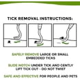 thumbnail image 3 of Tick Remover Value Pack of 3 - Tick Removal Tool + Tick Identification Card - Suitable for Humans, Dogs, and Cats (5 sets, each set contains 3 pieces), 3 of 5