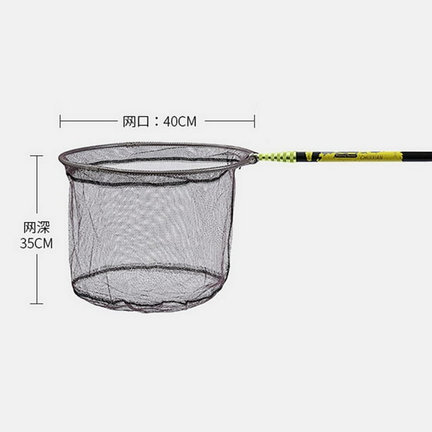 CAROOTU Fishing Net Fish Landing Net Foldable Collapsible Telescopic Pole  Handle Durable Mesh 