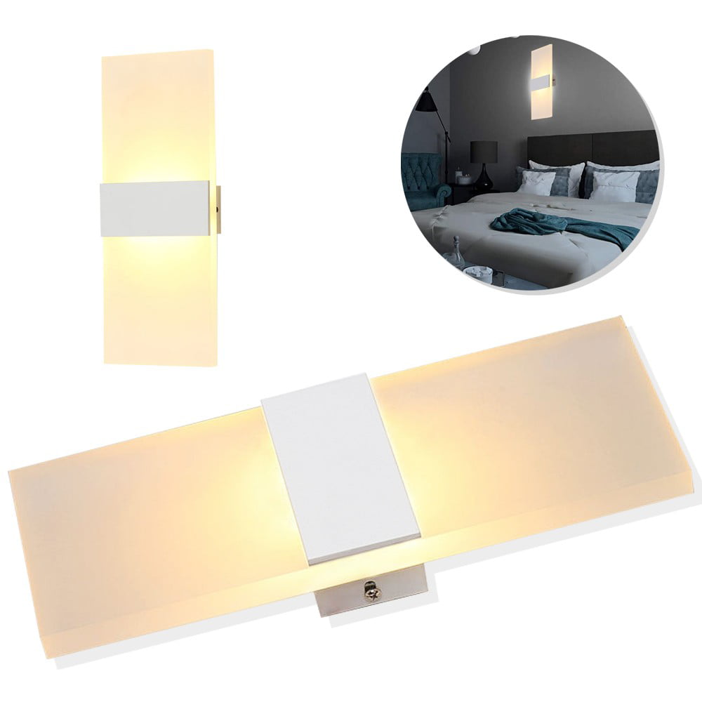Details about   Modern LED Wall Light Up Down Lamp Sconce Spot Lighting Home Bedroom Fixture 