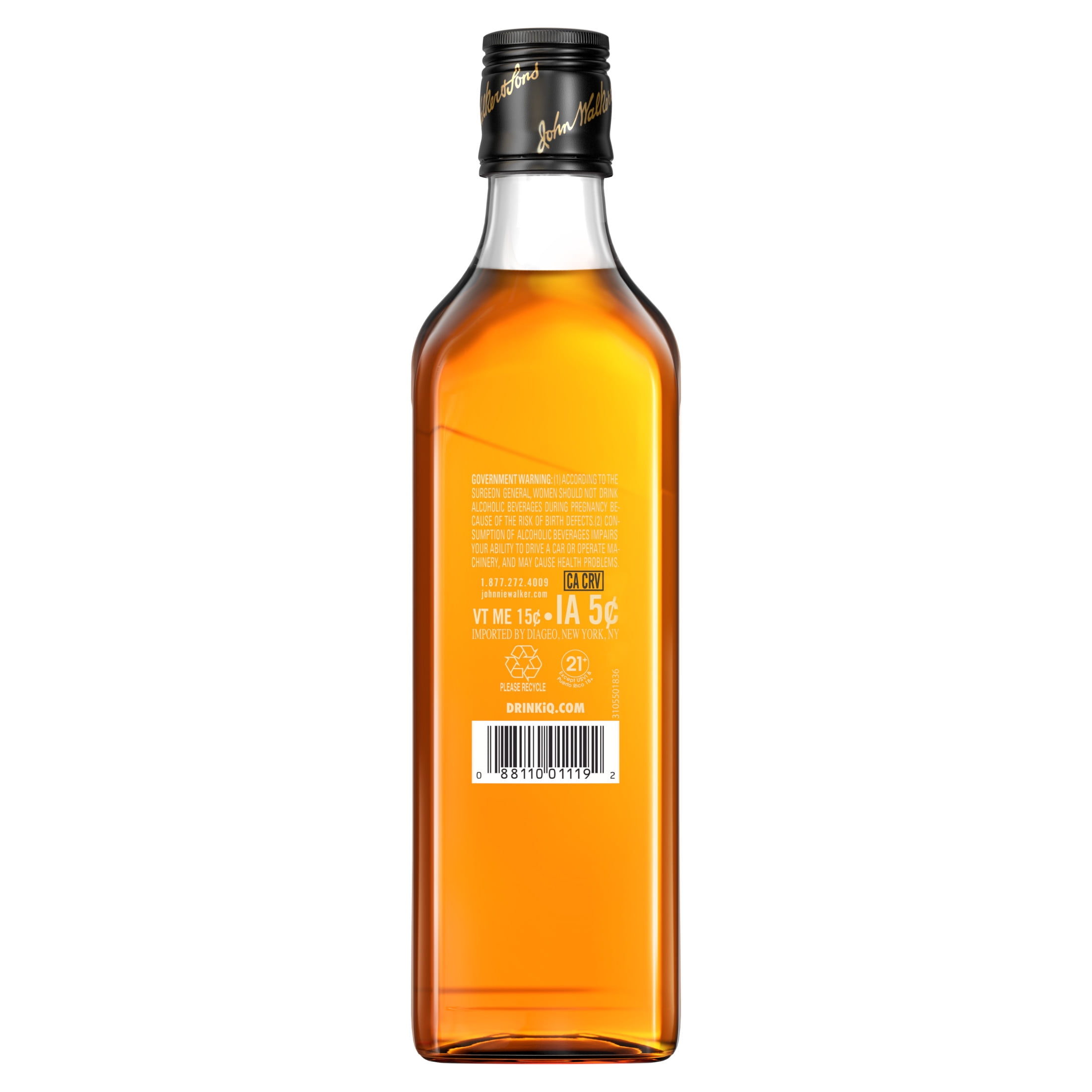 Johnnie Walker Black Label Blended Scotch Whisky, 375 mL, 40 Johnnie Walker Black Label Blended Scotch Whisky, 375 mL, 40