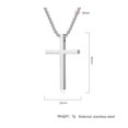 thumbnail image 4 of Valentine's Day Cross Necklace Gold Chain Pendant, 4 of 5