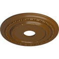 thumbnail image 3 of Ekena Millwork 17 7/8"OD x 3 5/8"ID x 1 1/4"P Dublin Ceiling Medallion (Fits Canopies up to 5 1/8"), Hand-Painted Smokey Topaz, 3 of 6