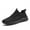 Black, variant on Linenghs Men's Running Shoe Mesh Comfort Training Shoe Fashion Trend Sports Shoe