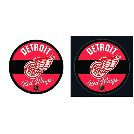 

LED Wall Decor Round Vintage Detroit Red Wings