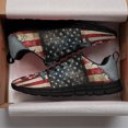 thumbnail image 3 of Boxer American Flag Us Running Shoes Sneakers Mesh Black Size 5, 3 of 5