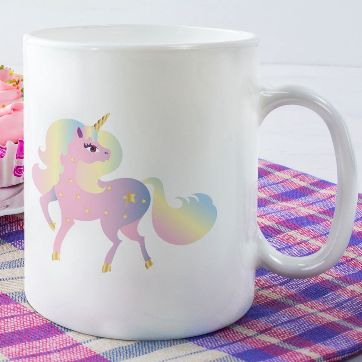 Swing Design Digital Coffee Mug & Cup Heat Press - White