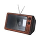 thumbnail image 3 of Amplificador De TV De 11" De Diseño Retro, Regalo Para Papá, Miniamplificador Para Juegos, Cualquier Teléfono Inteligente, Marrón, 3 of 9