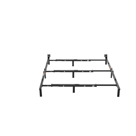 Mainstays 7" Adjustable Bed Frame, Black Steel, Sizes Adjust Twin - King