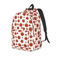 thumbnail image 1 of Disketp Hand Drawn Tomatoes print Canvas Backpack Lightweight Travel Daypack Student Rucksack Laptop Backpack-Small, 1 of 5