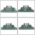 thumbnail image 3 of munirater UCF208-24 Pillow Block Flange Bearing 1-1/2" Bore 4 Bolt Solid Base (2PCS), 3 of 9