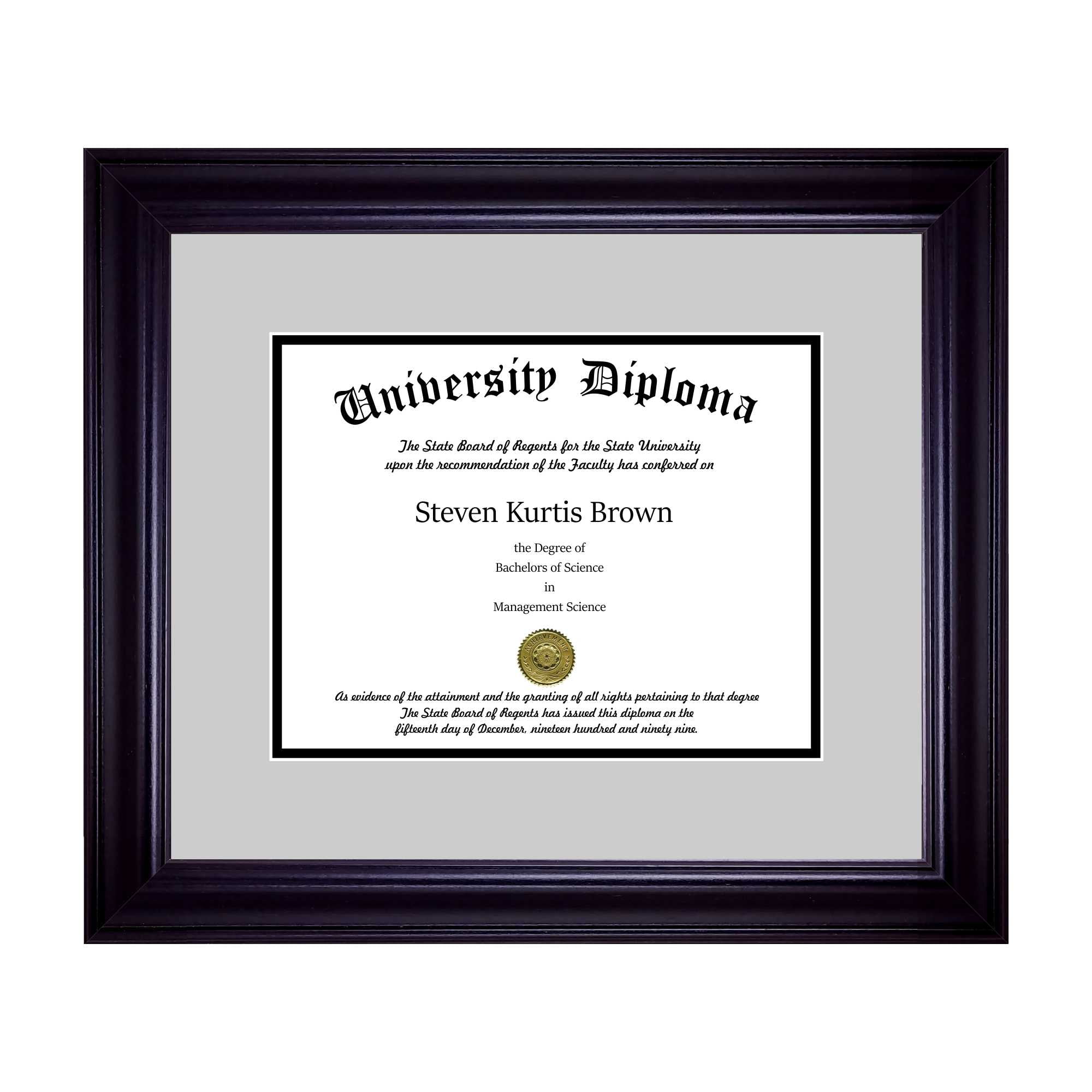 Double diploma frame online