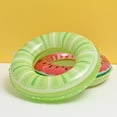 thumbnail image 4 of Inflatable Swim Ring, Durable Watermelon Shaped Summer Pool Beach Party Swimming Float Tube, Water Fun Summer Beach Swimming Float for Kids Adults Water Activity,Watermelon, 4 of 5