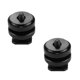 thumbnail image 2 of Hot Shoe Mount 2Pcs Black Double Nut Locking Compatible for Camera Use, 2 of 3