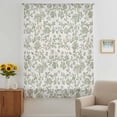 thumbnail image 3 of Farmhouse Sage Green Sheer Curtains 84 Inches Long, Vintage Flower Leaf Botanical Light Filering Curtains, Breathable Simi Curtain Privacy Drapes for Living Room Bedroom Lightweight Window Treatment, 3 of 9