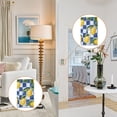thumbnail image 4 of Yayeee Blank Wall Plate Cover 1-Gang 4.5"x2.7" Home Unused Decorative Outlet, Lemon Checkered, 4 of 7