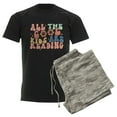 thumbnail image 6 of CafePress - All The Cool Kids Are Reading Pajamas - Men's Dark Loose Fit Cotton Pajama Set, 6 of 7