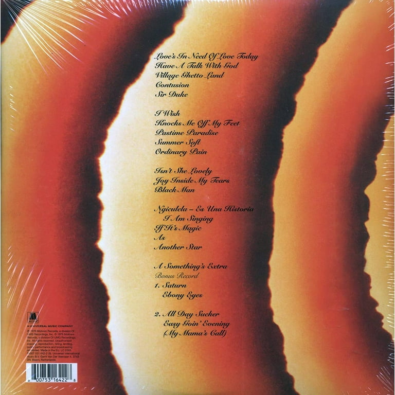 USオリジナル2LP+7”Stevie Wonder / Key of Life Amazon.com: Stevie Wonder: Songs In The Key Of Life (180g