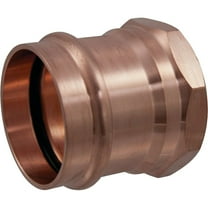 Nibco 9024750PCU 1/2 x 3/4 In. Press by Female Copper Pipe Adapter - Quantity 1