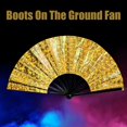 thumbnail image 5 of XZYYR Boots On The Ground Hand Fan Foldable Country Line Dance Fan Portable Large Handheld Fan Dance Accessories For Cowboy Decorations Party Table Baby Girl Wall Decorations Welcome Baby Boy Banners, 5 of 7
