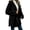 Black, variant on Sorvello Fleece Jacket Women Zip Up Jacket with Pockets Oversized Long Faux Sherpa Hoodies Fuzzy Jackets Warm Comfort Winter Coat Beige L