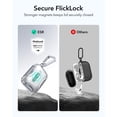 thumbnail image 3 of Funda para AirPods Pro ESR Cyber Series, color gris plateado, 3 of 9