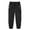b-3024Black1183, variant on WEIGFI Kids Lightweight Children Pants With Zipper Pockets Sports Trousers Comfortable Breathable Outdoor Wear Lovely Solid Color Slacks