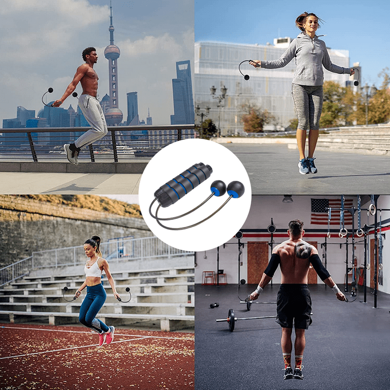 Double Weighted Beach Body Ropes No Line Skipping Rope for Workout Fitness Women Kids Beginner Walmart