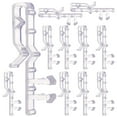 thumbnail image 1 of SHISUYAN 12Pcs Transparent Plastic Blind Curtain Accessories For Homeowners Office Use, 1 of 8