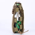 thumbnail image 5 of Molle Water Bottle Bag Travel Camping Hiking Kettle Holder Carrier Pouch Multifunctional Water Bottle Hanging Bag (Mud), 5 of 10