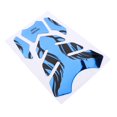 thumbnail image 1 of funtasica Motorcycle Gel Oil Gas Fuel Tank Pad Protector Sticker Decal Blue, 1 of 5