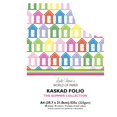 thumbnail image 1 of Kaskad Collection d'Été Folio A4 225 G/m2 Papier Cartonné de Base Coloré 40 Feuilles, 1 of 2