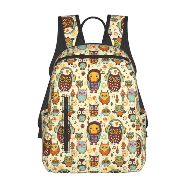 Easygdp Cute Owls para Easygdp Yak - Mochila Casual Ligera y Resistente para Viaje y Senderismo para Hombres y Mujeres