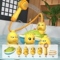 thumbnail image 1 of Juguetes de baño para niños pequeños de 1 a 3 años Juguetes de bañera para bebés Juguetes de agua de pato Juguetes de baño para niños pequeños para , sin cabezal sin cabezal rociador Baoblaze Ducha de pato eléctrica, 1 of 8