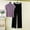 Black, variant on Ladies Pajamas Sets Summer Pajamas Sleepwear Sets Modal Pajamas Women Pajama Bronze High Neck Short Sleeve Full Spring Pajamas for Women Set,M