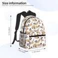 thumbnail image 3 of Fotbe Dachshund Dog Puppy Lightweight Casual Laptop Backpack for Men and Women, Daily use Waterproof backpack, Backpack for College, 3 of 7