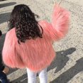 thumbnail image 2 of Women Fluffy Faux Fur Coat Cardigan Jacket Outwear, 2 of 4
