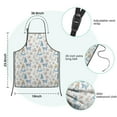 thumbnail image 3 of Princess Pattern Kids Aprons for Girls and Boys,Adjustable Neck Strap Toddler Aprons for Kids Cooking Baking, 3 of 6