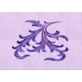 thumbnail image 1 of Ahgly Company Machine Washable Indoor Rectangle Transitional Purple Area Rugs, 3' x 5', 1 of 7