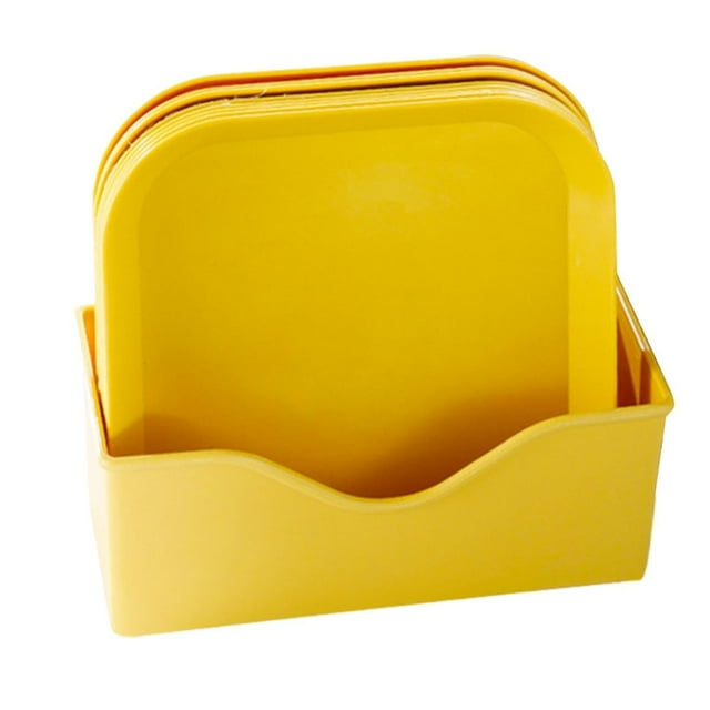 Clearance!Cuenco de alimentación cuadrado de 4 colores,cuenco de comida para gatos,cuencos sin fatiga para comida húmeda y seca para gatitos y gatos de patas cortas