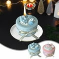 thumbnail image 7 of Mecorevxz Round Cake Shaped Aromatherapy Candles Cute Birthday Decorative Christmas Gifts for Women,Dessert Food Candles Sweet Gift for Home Decor,Christmas Gifts(Blue), 7 of 7