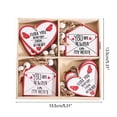 thumbnail image 3 of Valentine's Gift Wood Gnome-Elf Pendant Tags for Valentine Christmas Wedding Party Decorations, 3 of 18